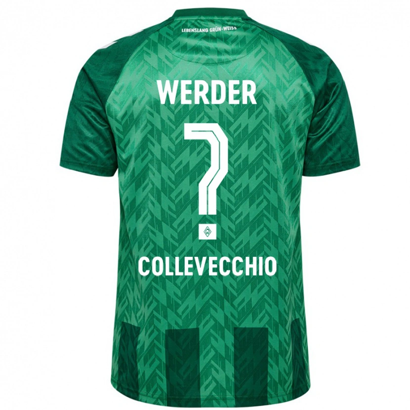 DanxenキッズTomás Collevecchio#0緑ホームシャツ2024/25ジャージーユニフォーム