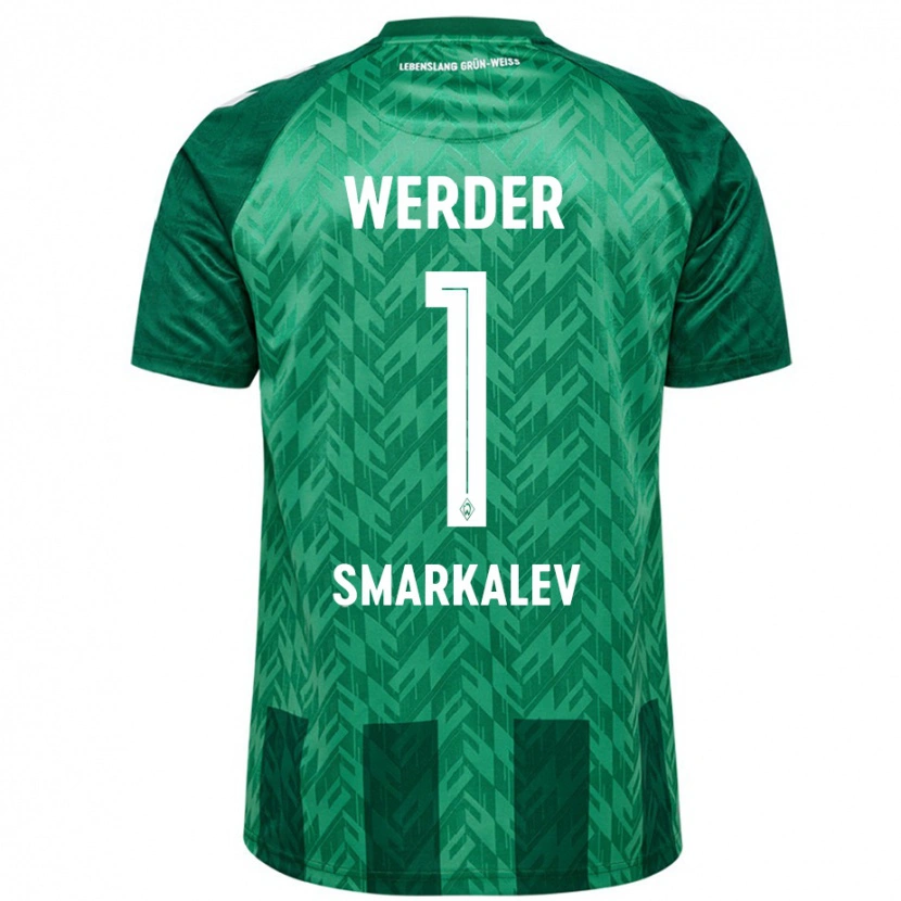 DanxenキッズStefan Smarkalev#1緑ホームシャツ2024/25ジャージーユニフォーム