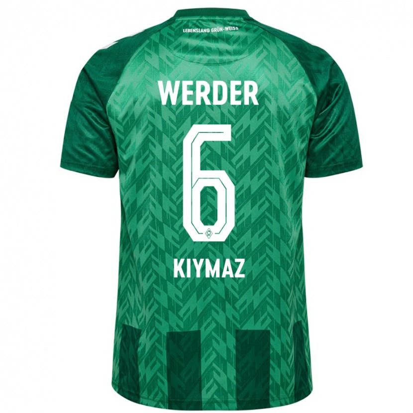 DanxenキッズAnil Kiymaz#6緑ホームシャツ2024/25ジャージーユニフォーム