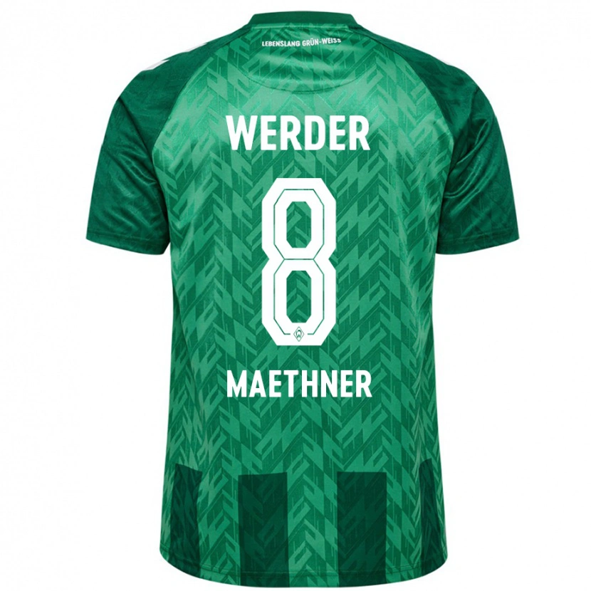 DanxenキッズFinn Maethner#8緑ホームシャツ2024/25ジャージーユニフォーム