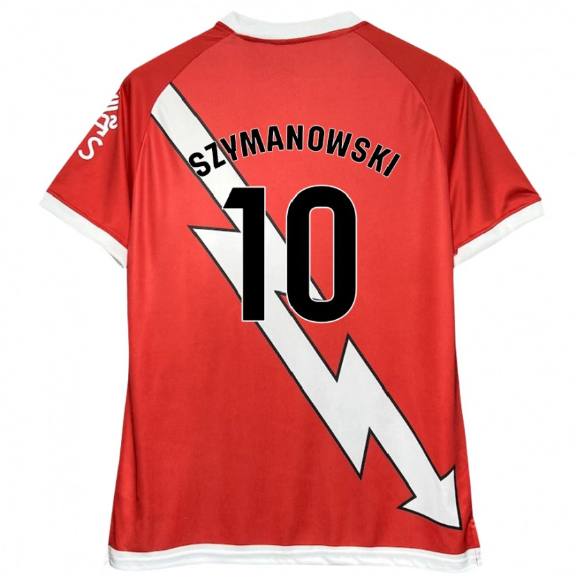Danxenキッズマリアネラ・シマノフスキ#10白 赤ホームシャツ2024/25ジャージーユニフォーム