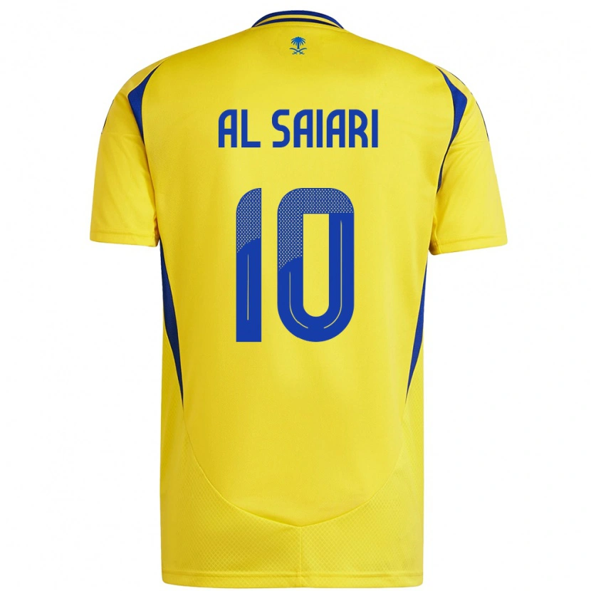 DanxenキッズMubarkh Al-Saiari#10黄 青ホームシャツ2024/25ジャージーユニフォーム