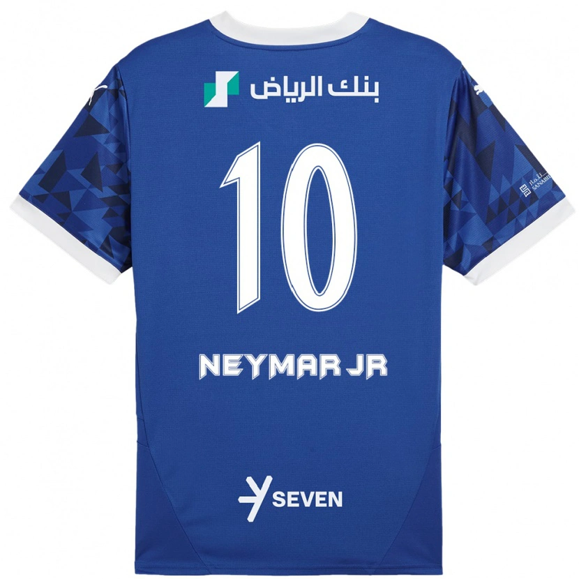 Danxenキッズネイマール#10ダークブルーホワイトホームシャツ2024/25ジャージーユニフォーム