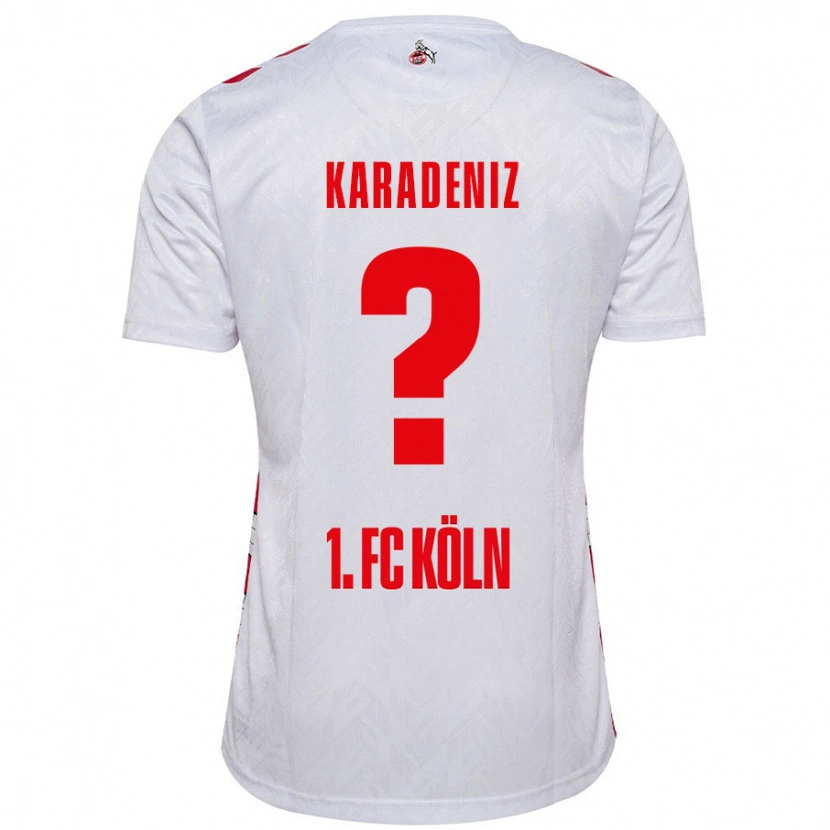 DanxenキッズThierry Karadeniz#0白 赤ホームシャツ2024/25ジャージーユニフォーム