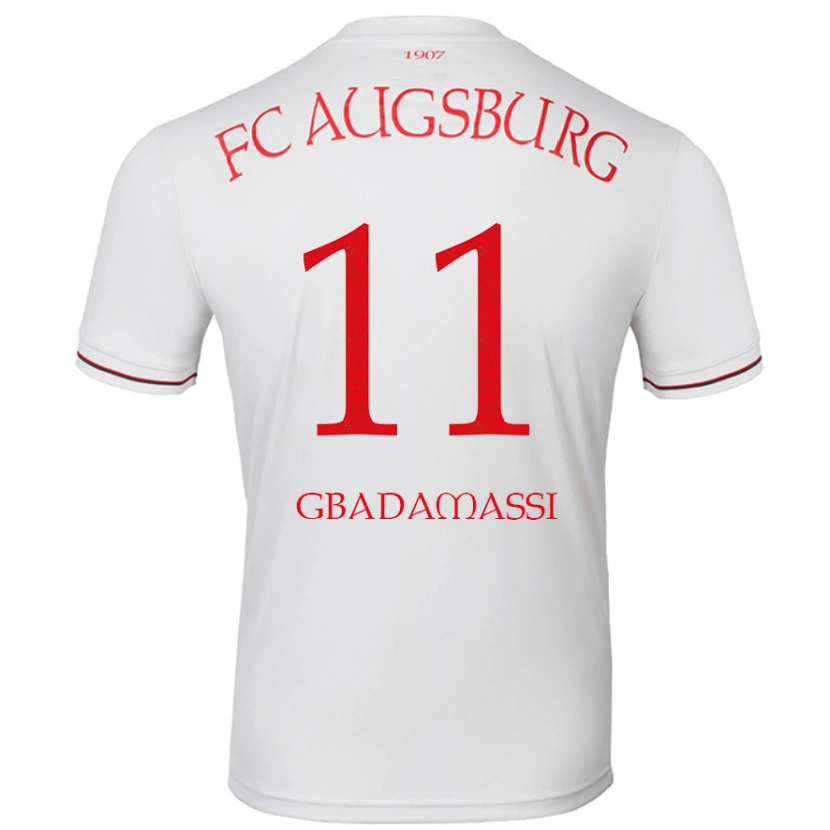 DanxenキッズRayane Gbadamassi#11白ホームシャツ2024/25ジャージーユニフォーム