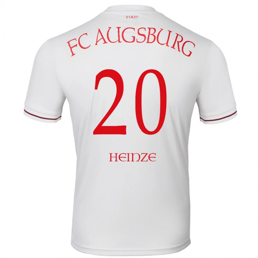 DanxenキッズFynn Heinze#20白ホームシャツ2024/25ジャージーユニフォーム