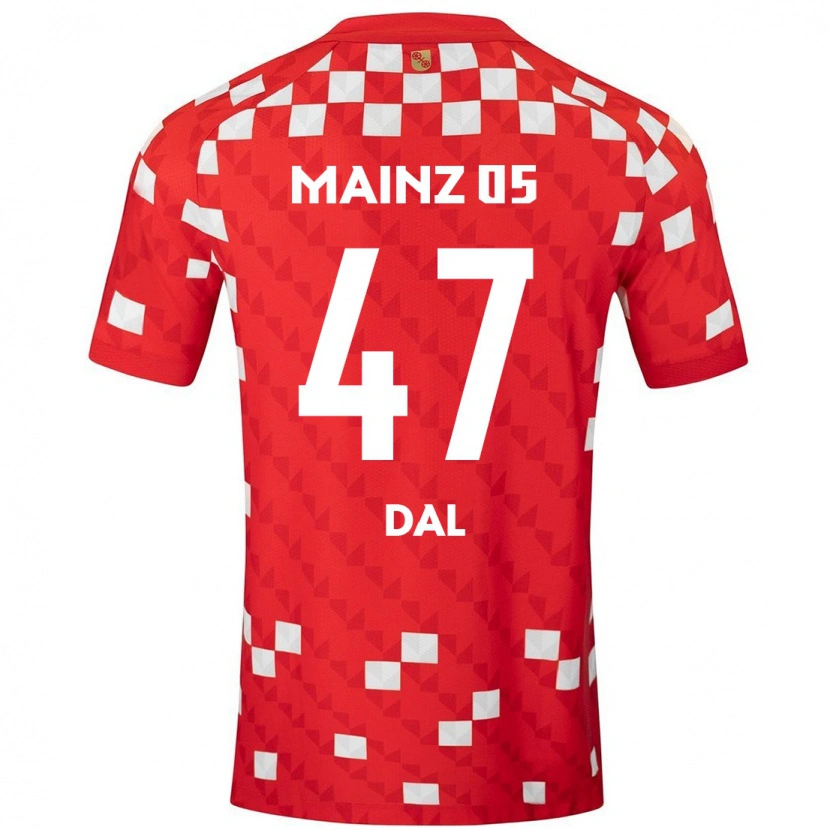 Danxenキッズマキシム・ボラ・ダル#47白 赤ホームシャツ2024/25ジャージーユニフォーム