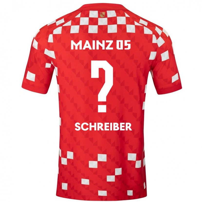 DanxenキッズPhilipp Schreiber#0白 赤ホームシャツ2024/25ジャージーユニフォーム