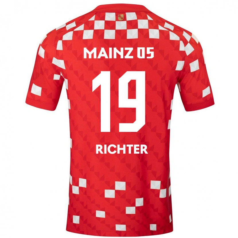 Danxenキッズマーク・ポール・ビクター・リクター#19白 赤ホームシャツ2024/25ジャージーユニフォーム