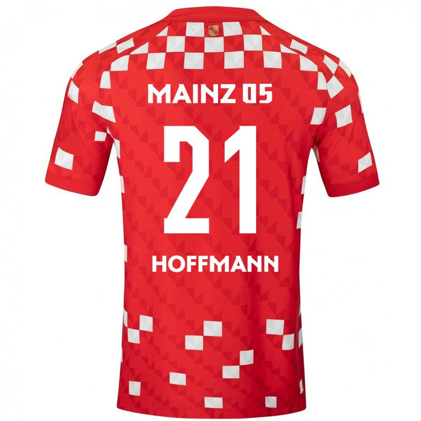 DanxenキッズLeon Hoffmann#21白 赤ホームシャツ2024/25ジャージーユニフォーム
