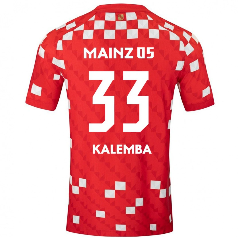 DanxenキッズMarcel Kalemba#33白 赤ホームシャツ2024/25ジャージーユニフォーム