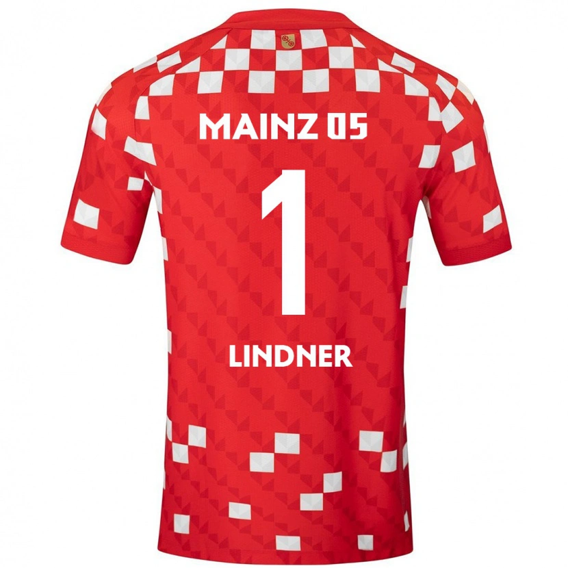 DanxenキッズSophie Lindner#1白 赤ホームシャツ2024/25ジャージーユニフォーム