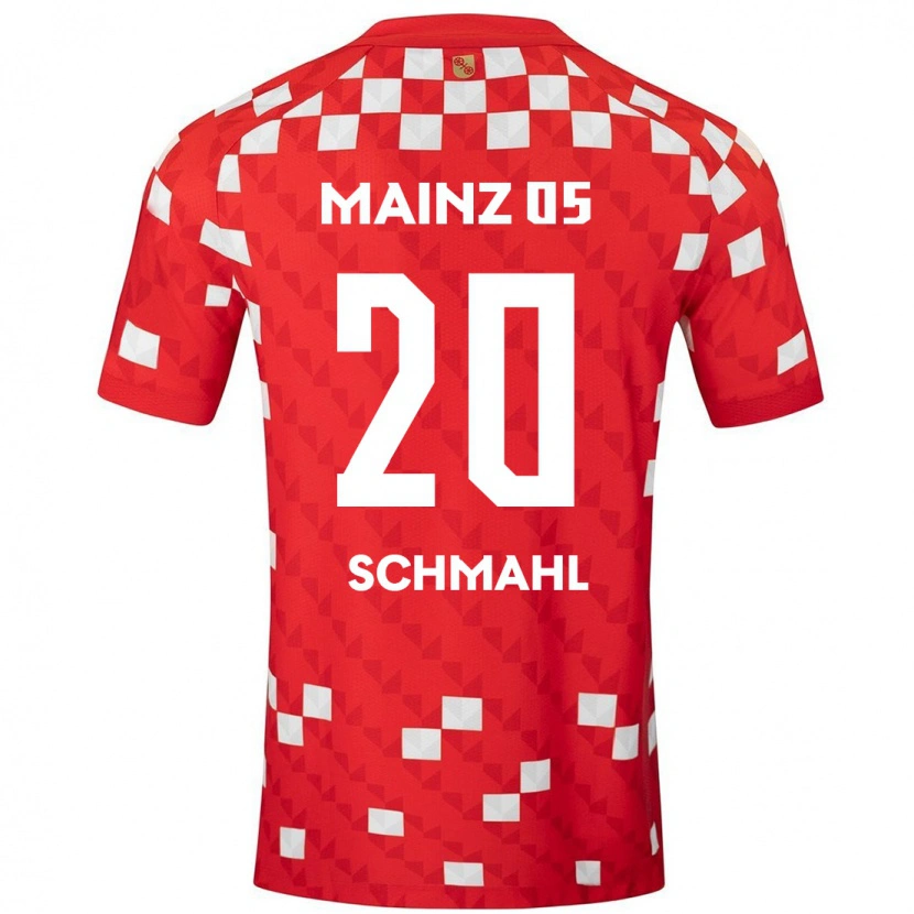 DanxenキッズLaura Schmahl#20白 赤ホームシャツ2024/25ジャージーユニフォーム
