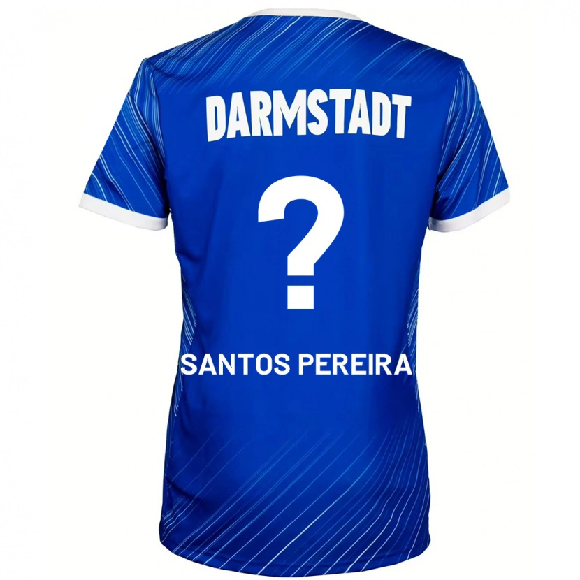 DanxenキッズDiogo Dos Santos Pereira#0ブルーホワイトホームシャツ2024/25ジャージーユニフォーム