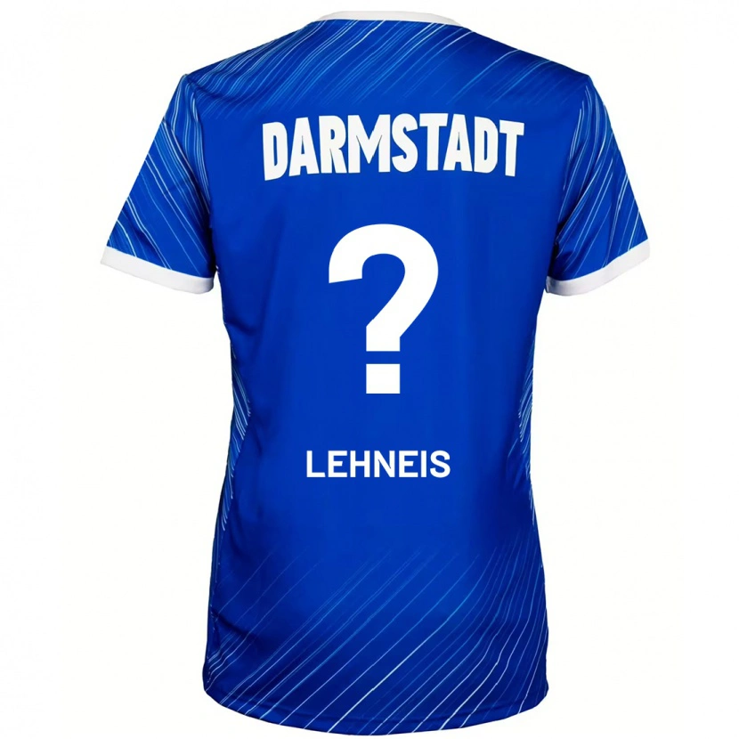 DanxenキッズDaniel Lehneis#0ブルーホワイトホームシャツ2024/25ジャージーユニフォーム