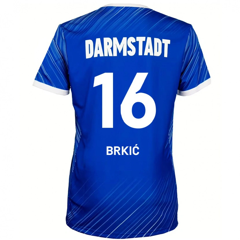 Danxenキッズアマール・ブルキッチ#16ブルーホワイトホームシャツ2024/25ジャージーユニフォーム