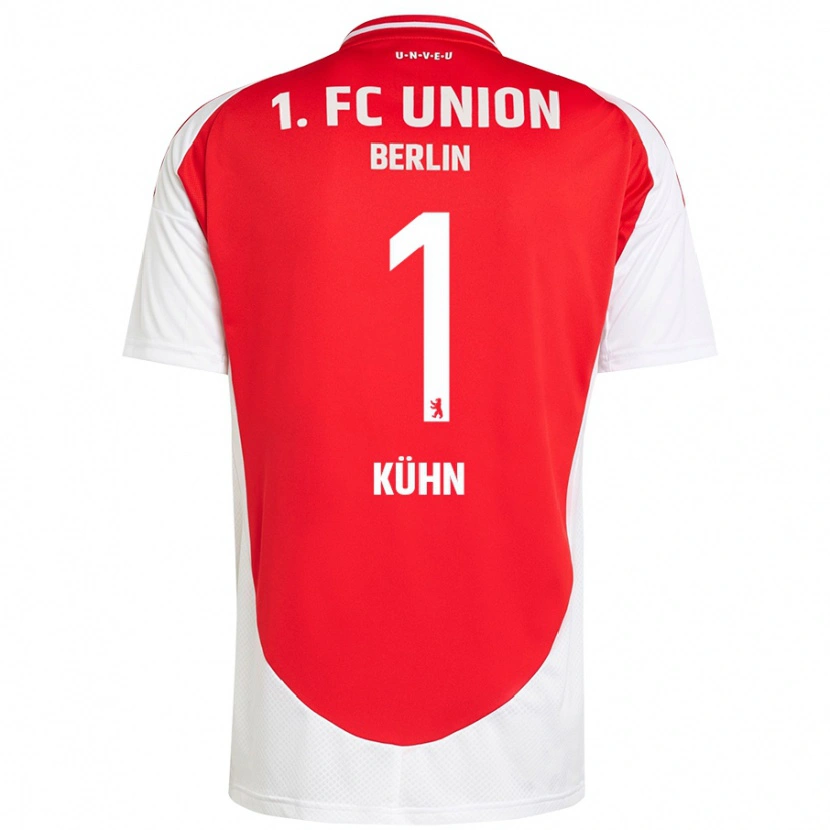 DanxenキッズSamuel Kühn#1赤 白ホームシャツ2024/25ジャージーユニフォーム