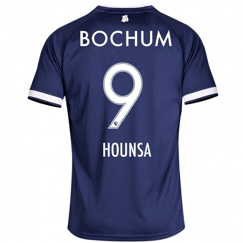 DanxenキッズEligius Hounsa#9ダークブルーホームシャツ2024/25ジャージーユニフォーム