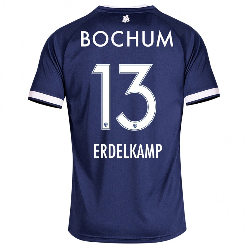 DanxenキッズLuca Erdelkamp#13ダークブルーホームシャツ2024/25ジャージーユニフォーム