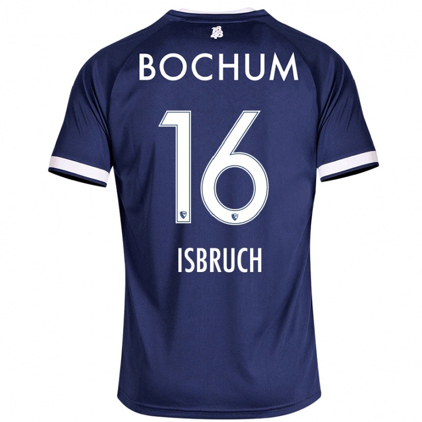 DanxenキッズL. Isbruch#16ダークブルーホームシャツ2024/25ジャージーユニフォーム