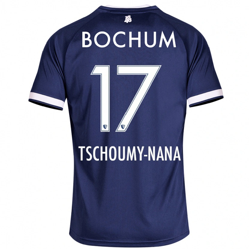 DanxenキッズDaryl Tschoumy-Nana#17ダークブルーホームシャツ2024/25ジャージーユニフォーム