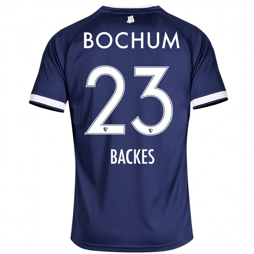 DanxenキッズDiego Backes#23ダークブルーホームシャツ2024/25ジャージーユニフォーム