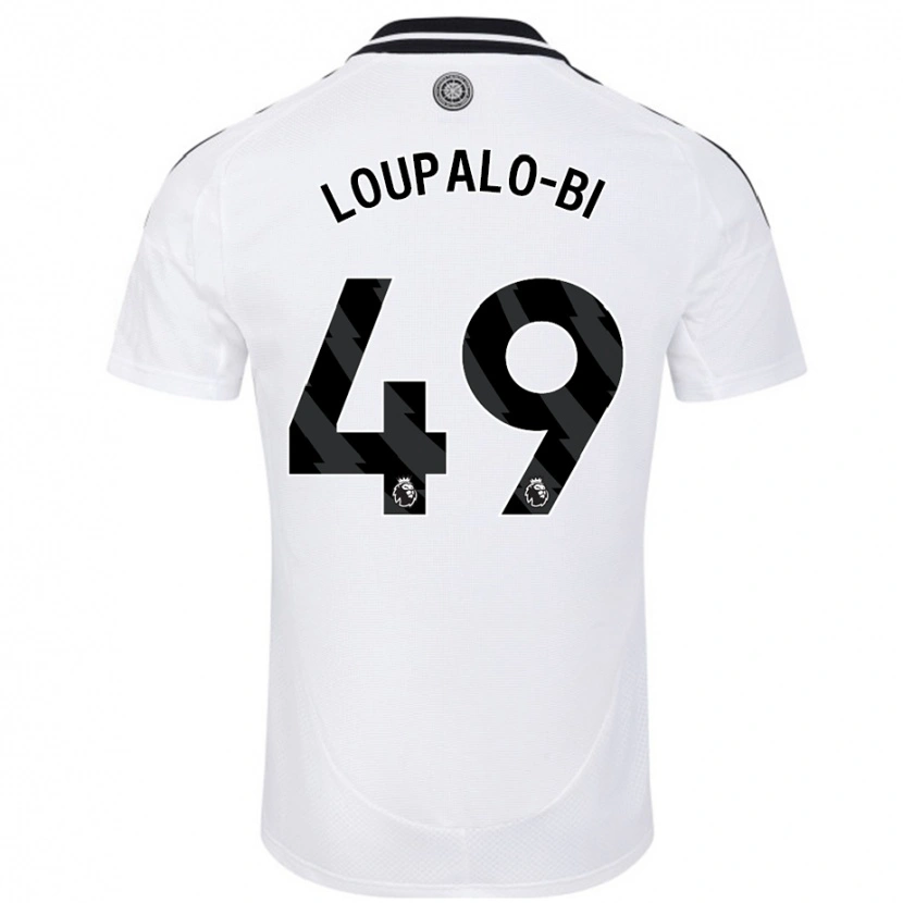 DanxenキッズAaron Loupalo-Bi#49白ホームシャツ2024/25ジャージーユニフォーム