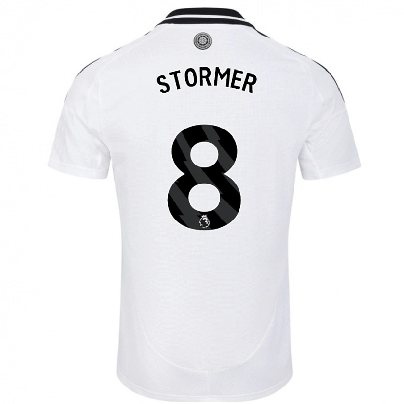 DanxenキッズBecky Stormer#8白ホームシャツ2024/25ジャージーユニフォーム