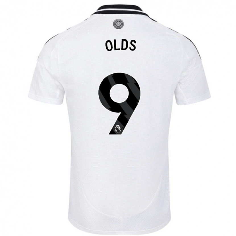 DanxenキッズEllie Olds#9白ホームシャツ2024/25ジャージーユニフォーム