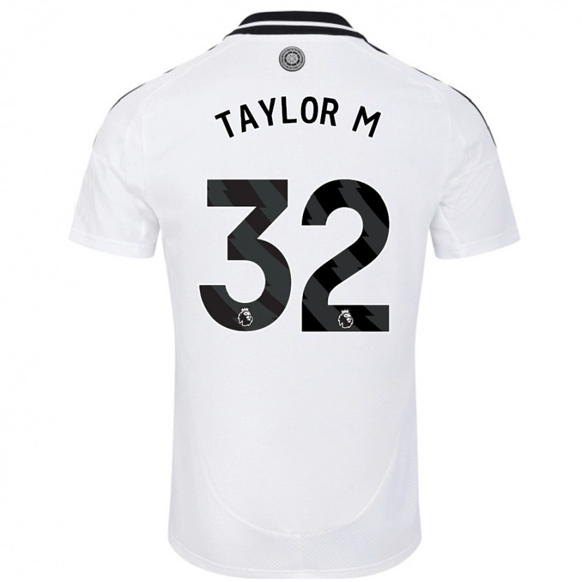 DanxenキッズBelle Taylor-M#32白ホームシャツ2024/25ジャージーユニフォーム