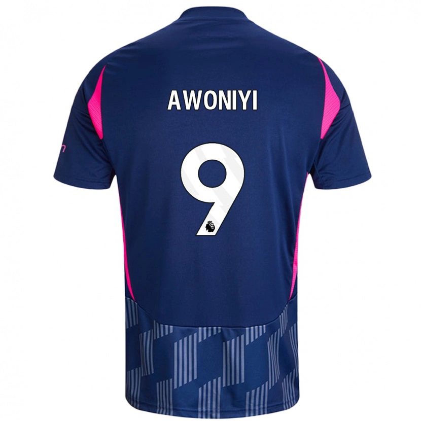 Danxenキッズタイウォ・アウォニイ#9ロイヤルブルーピンクアウェイシャツ2024/25ジャージーユニフォーム