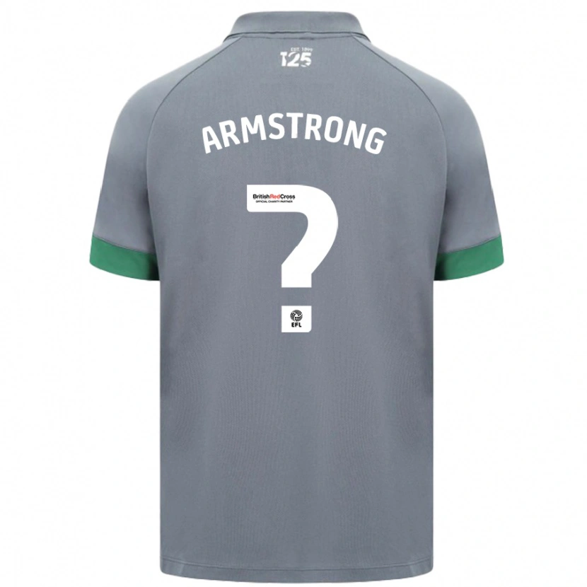 Danxenキッズルーク・アームストロング#0ダークグレーアウェイシャツ2024/25ジャージーユニフォーム