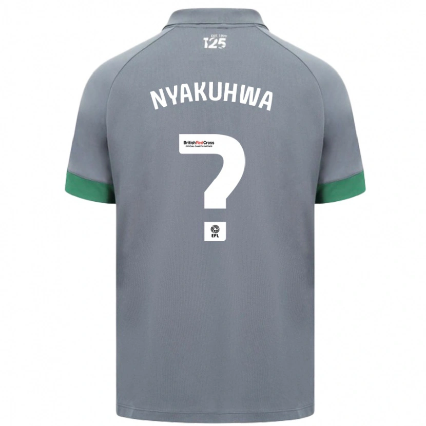 Danxenキッズ私たちは清められました#0ダークグレーアウェイシャツ2024/25ジャージーユニフォーム