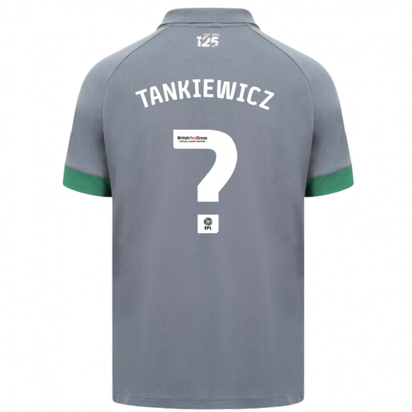 Danxenキッズロブ・タンキエヴィッツ#0ダークグレーアウェイシャツ2024/25ジャージーユニフォーム