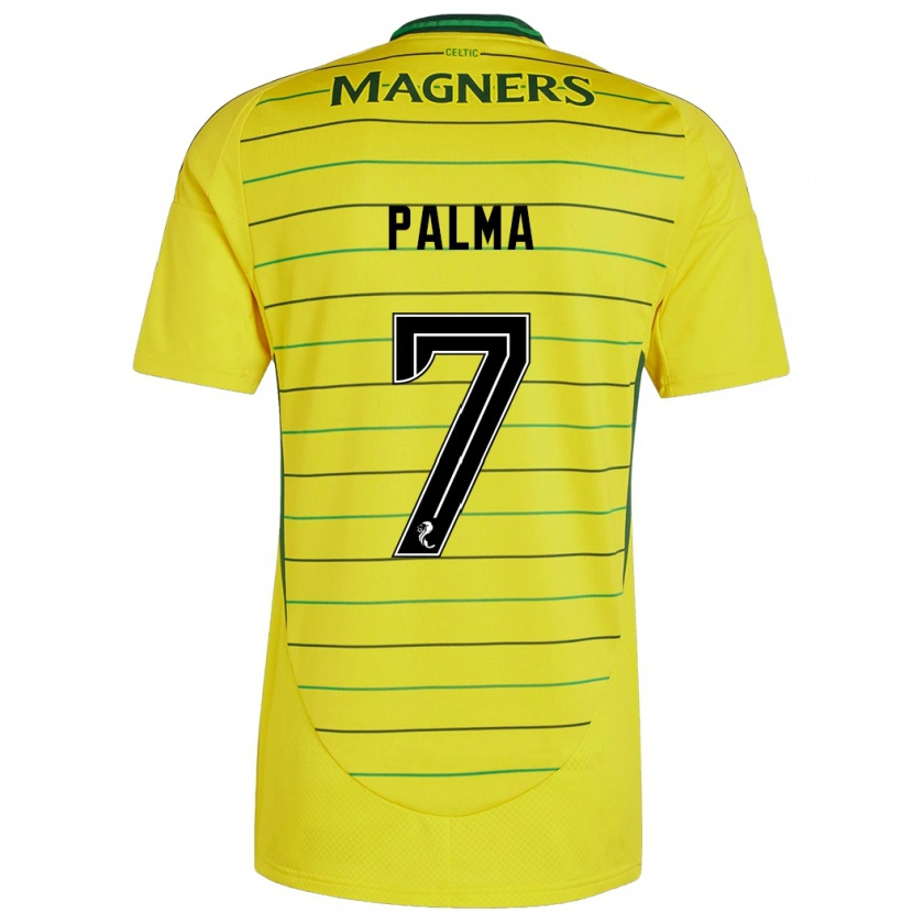 Danxenキッズルイス・パルマ#7黄アウェイシャツ2024/25ジャージーユニフォーム