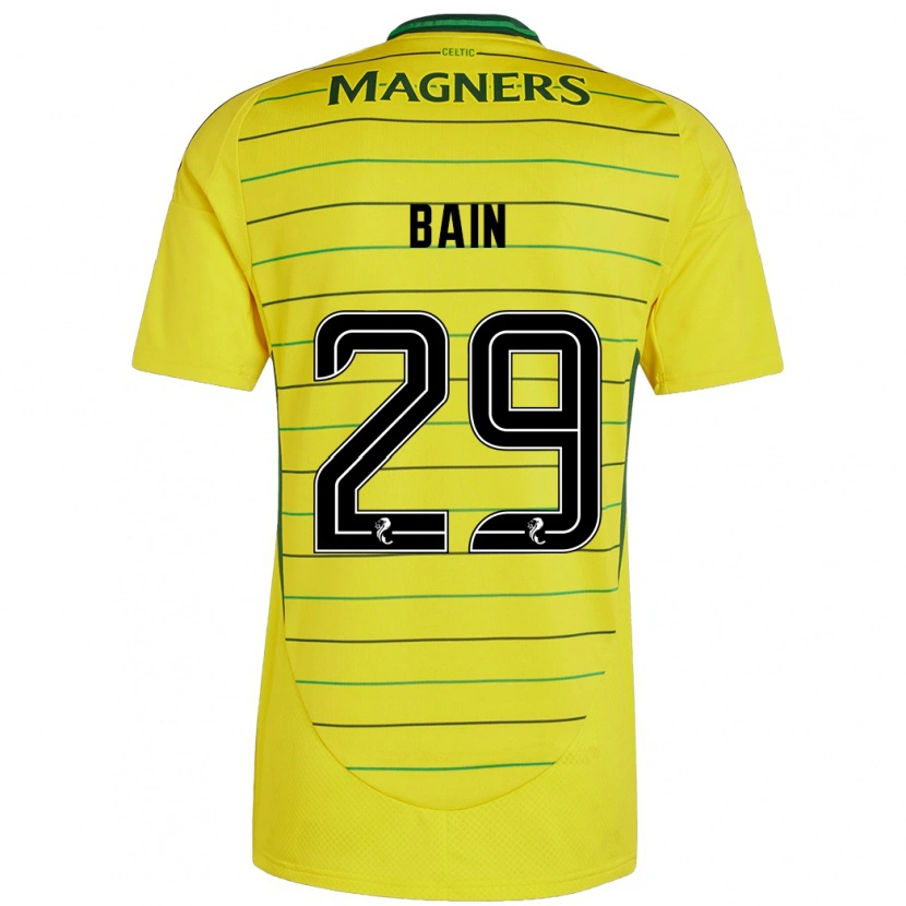 Danxenキッズベイン#29黄アウェイシャツ2024/25ジャージーユニフォーム