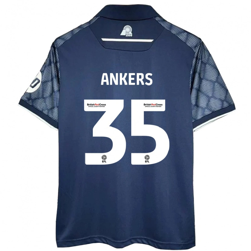 Danxenキッズクロエ・アンカーズ#35黒アウェイシャツ2024/25ジャージーユニフォーム
