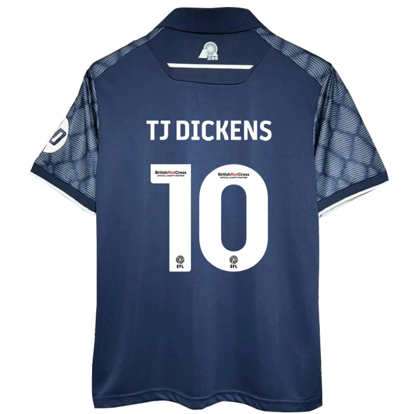 Danxenキッズトニーチャ・T・J・ディケンズ#10黒アウェイシャツ2024/25ジャージーユニフォーム