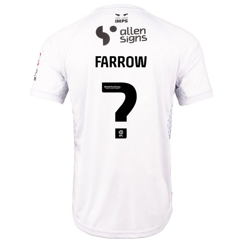 Danxenキッズルーシー・ファロー#0赤 白アウェイシャツ2024/25ジャージーユニフォーム