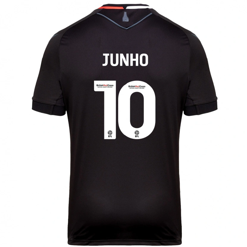 Danxenキッズジューン・ホ・ベ#10黒アウェイシャツ2024/25ジャージーユニフォーム