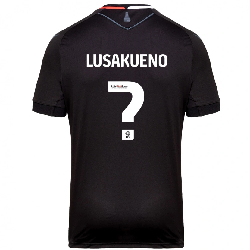 Danxenキッズマシュー・ルサクエノ#0黒アウェイシャツ2024/25ジャージーユニフォーム