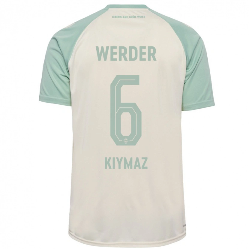 DanxenキッズAnil Kiymaz#6オフホワイト ライトグリーンアウェイシャツ2024/25ジャージーユニフォーム