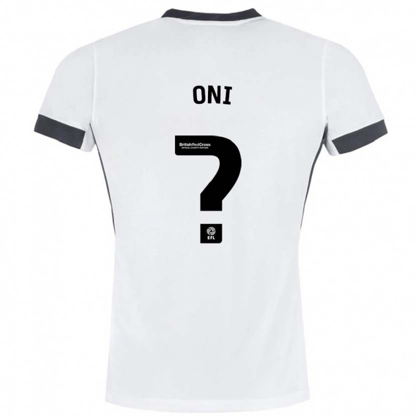 Danxenキッズイフェオルワ・オニ#0白 黒アウェイシャツ2024/25ジャージーユニフォーム