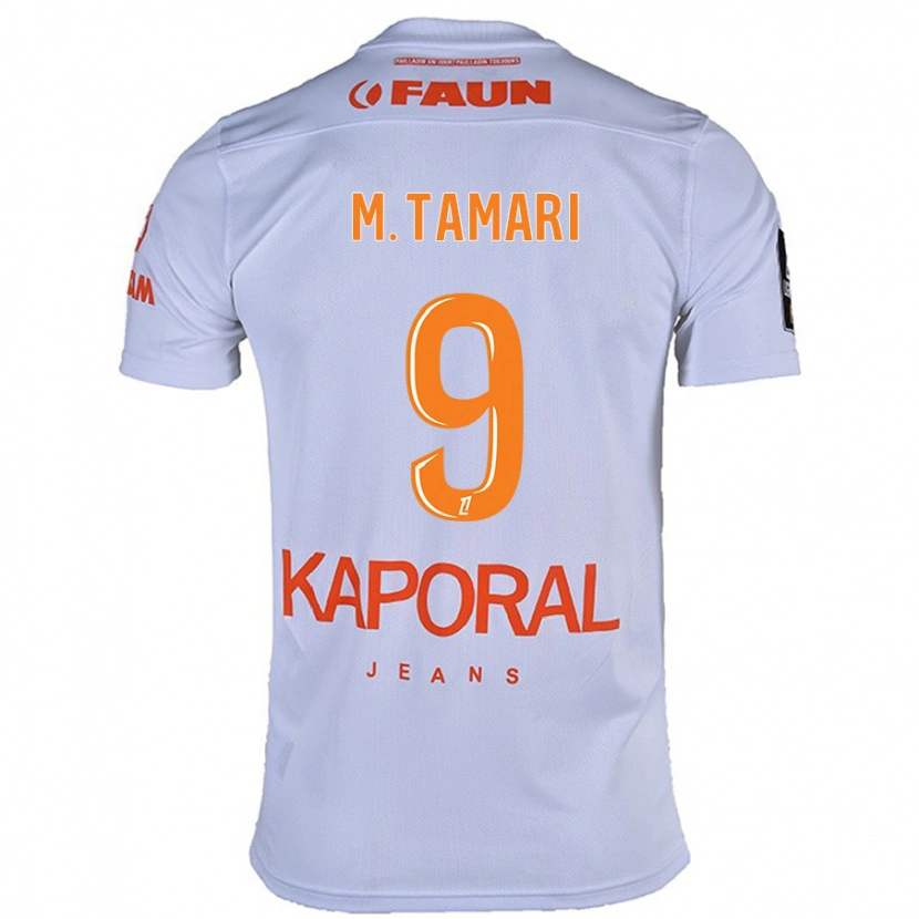 Danxenキッズムーサ・アル＝ターマリ#9白アウェイシャツ2024/25ジャージーユニフォーム