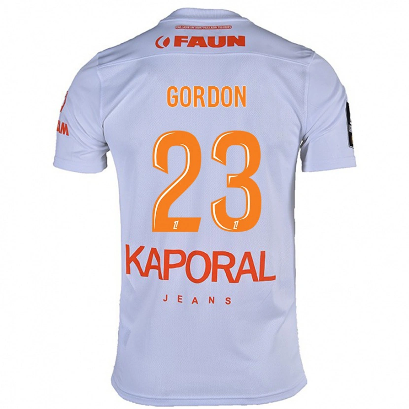 DanxenキッズSh'nia Gordon#23白アウェイシャツ2024/25ジャージーユニフォーム