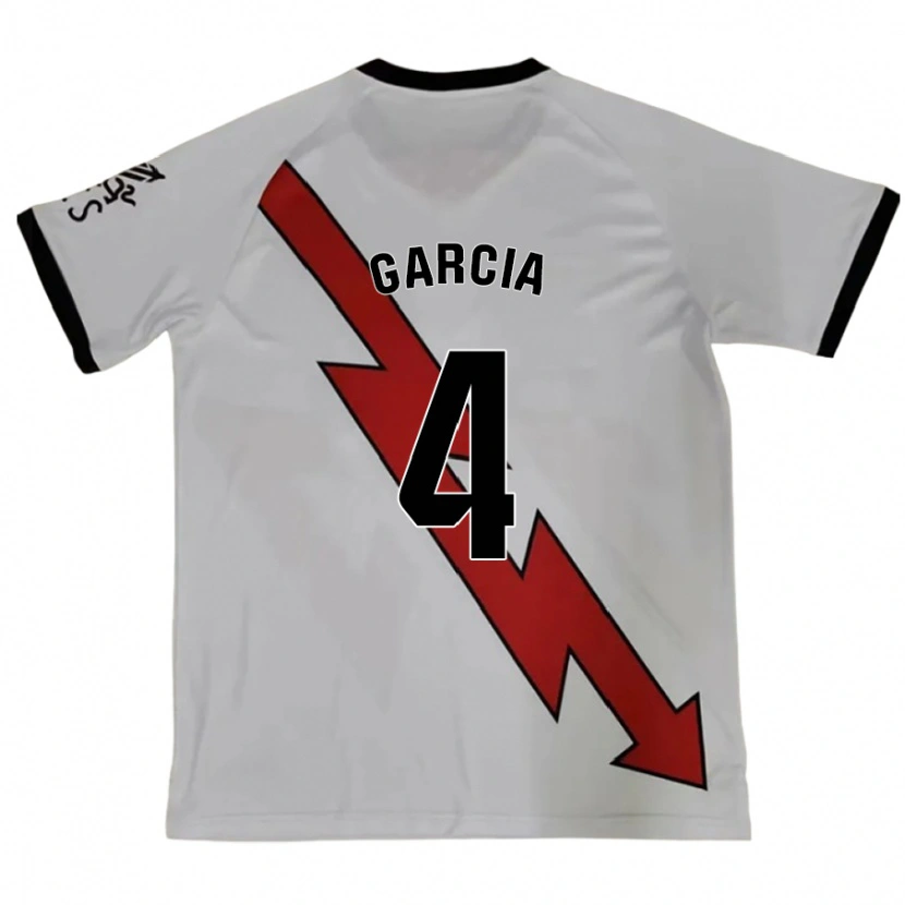 DanxenキッズPilar García#4赤アウェイシャツ2024/25ジャージーユニフォーム