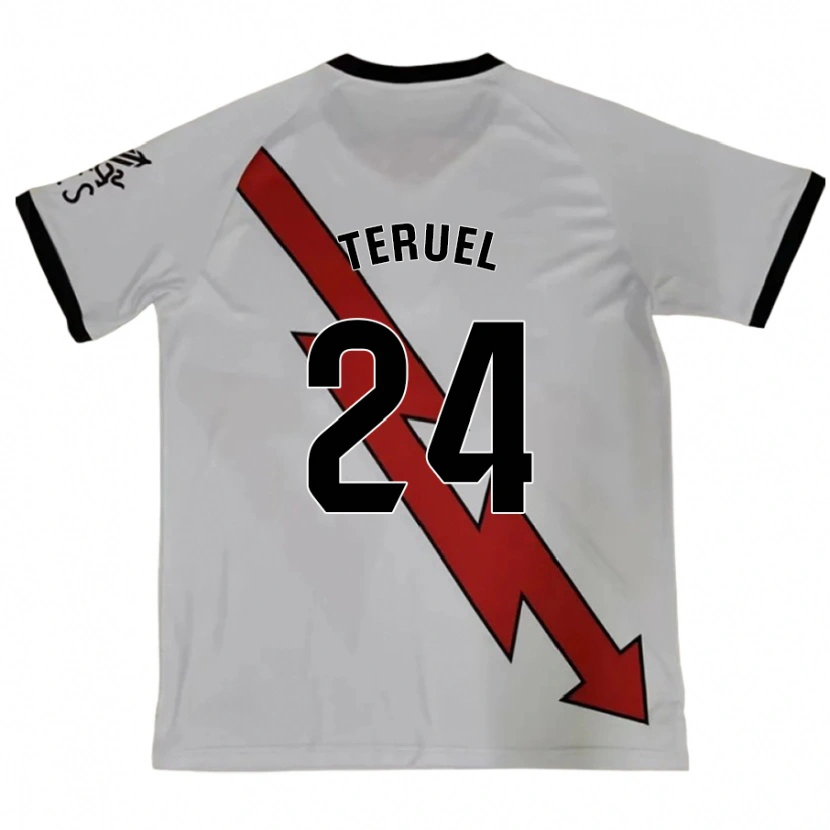 Danxenキッズラウラ・テルエル・モンテーロ#24赤アウェイシャツ2024/25ジャージーユニフォーム