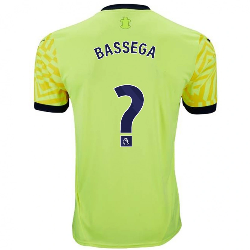 DanxenキッズNsemi Bassega#0黄アウェイシャツ2024/25ジャージーユニフォーム