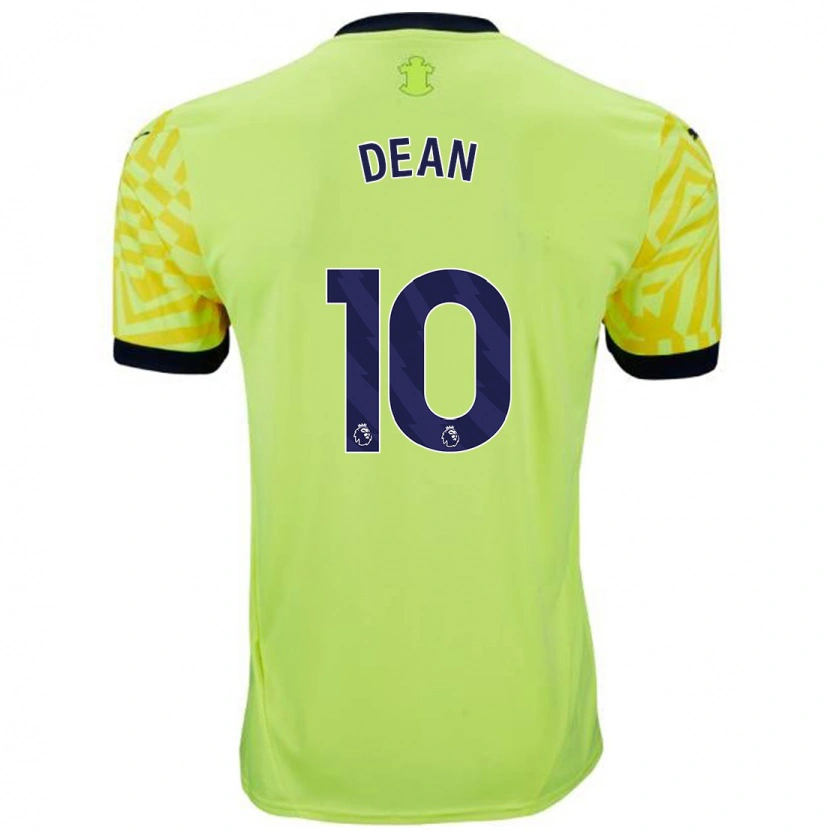 Danxenキッズリアナ・ディーン#10黄アウェイシャツ2024/25ジャージーユニフォーム