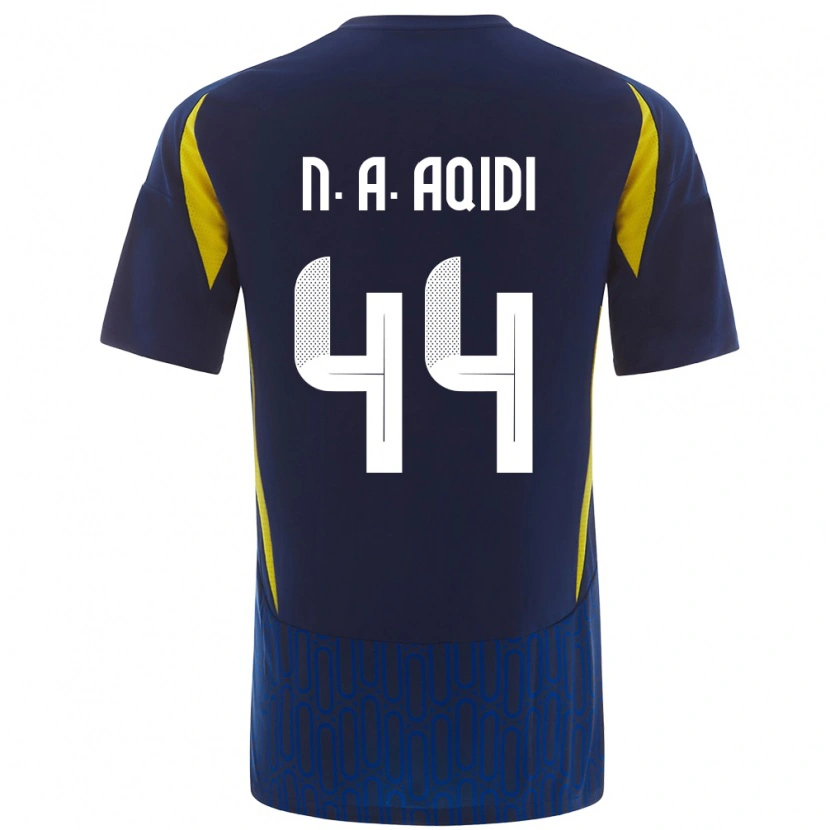 Danxenキッズナワフ・アクイーディ#44青 黄アウェイシャツ2024/25ジャージーユニフォーム